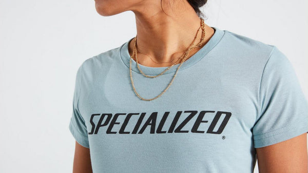 Specialized Wordmark T-Shirt Woman, arctic blue