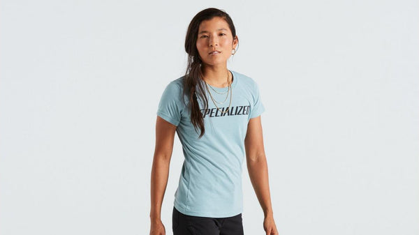 Specialized Wordmark T-Shirt Woman, arctic blue