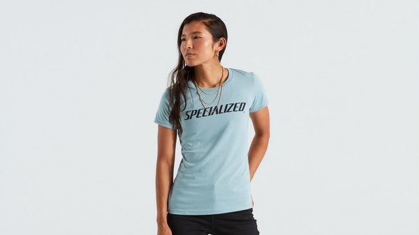 Specialized Wordmark T-Shirt Woman, arctic blue